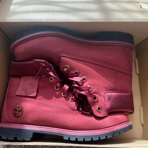 Timberland ribbon lace boots